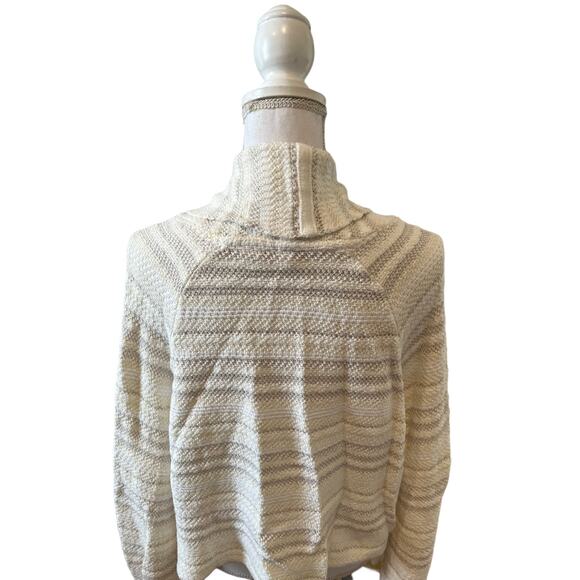 Anthropologie Moth Open Front Cropped Cardigan sweater Off White S - Picture 4 of 9